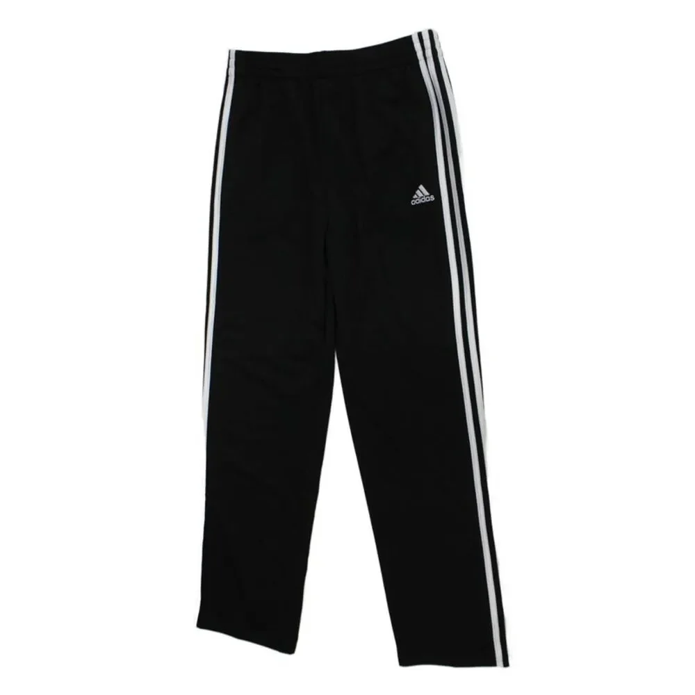 Adidas Childrens Boys Pull On Swetapants Black White Size 18-20
